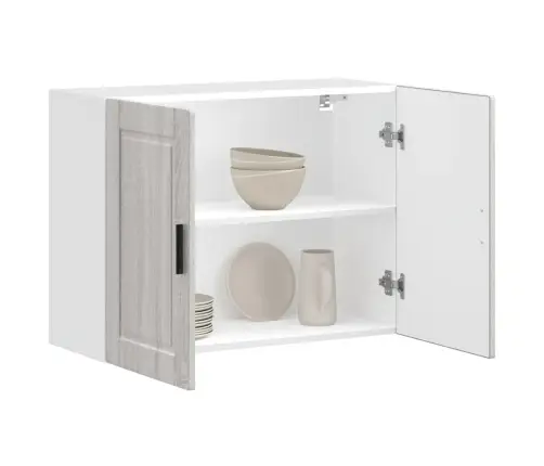 Virtuvės Spintelė, Porto, Pilka, Apdirbta Mediena