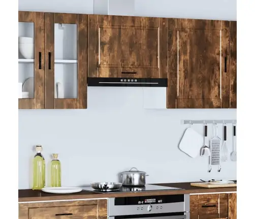 Köögi Seinakapp Porto, Suitsutatud Tamm, Tehispuit