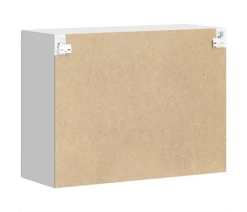 Klaasuksega Köögiseinakapp, Porto, Valge