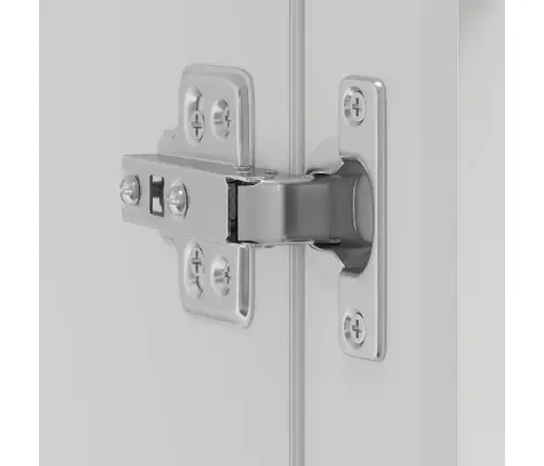 Klaasuksega Köögiseinakapp, Porto, Valge