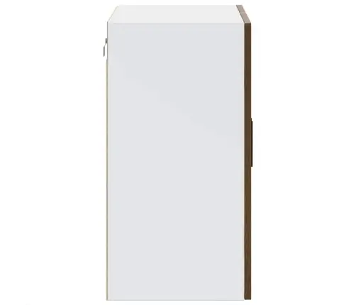 Virtuvės Spintelė Su Stiklinėmis Durimis, Porto, Ruda Ąžuolo