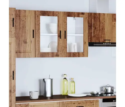 Klaasuksega Köögiseinakapp, Porto, Vana Puit