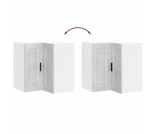 Virtuvės Spintelė, Porto, Betono Pilka, Apdirbta Mediena