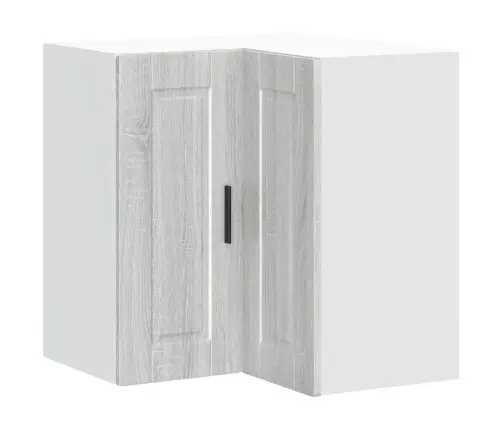 Virtuves Sienas Stūra Skapis, Porto, Pelēka Ozola Vidaxl