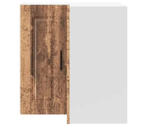 Virtuves Sienas Stūra Skapis, Porto Veca Koka Inženierijas Koks Vidaxl