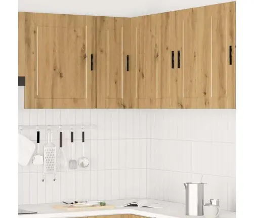 Virtuves Sienas Stūra Skapis Porto Koka Krāsa Inženierijas Koks Vidaxl