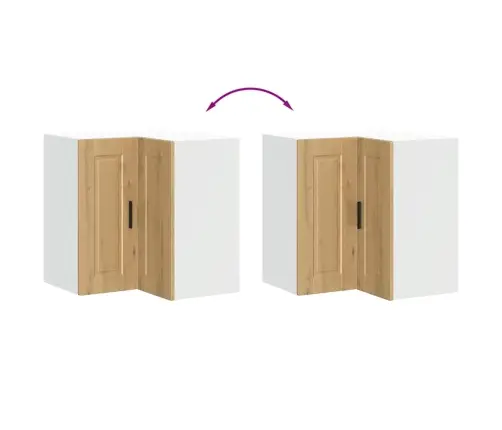 Virtuves Sienas Stūra Skapis Porto Koka Krāsa Inženierijas Koks Vidaxl