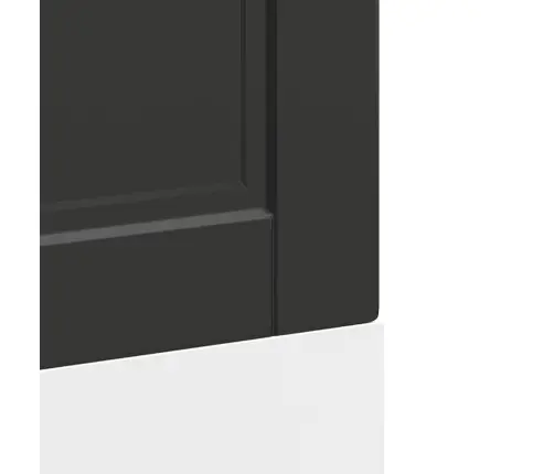 Trauku Mazgājamās Mašīnas Panelis Porto, Melns, 60X1,5X67 Cm Vidaxl