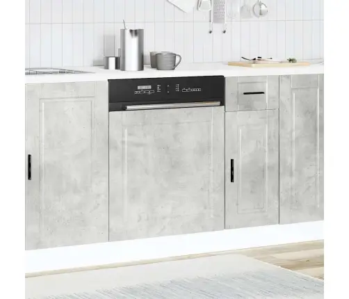 Trauku Mazgājamās Mašīnas Panelis Porto, Pelēks, 60X1,5X67 Cm Vidaxl