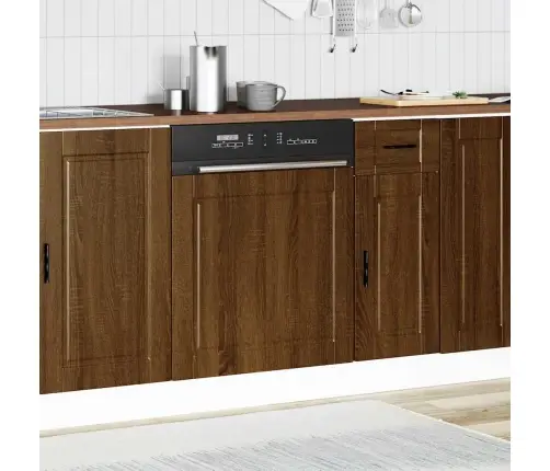 Trauku Mazgājamās Mašīnas Panelis Porto Ozolkoka 60X1,5X67 Cm Vidaxl