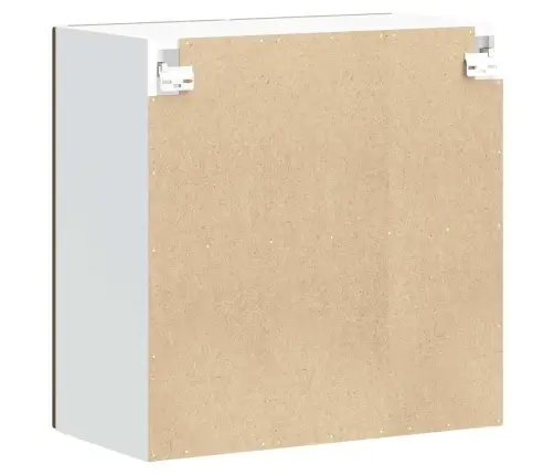 Virtuves Sienas Skapis Ar Stikla Durvīm Porto Brūna Ozolkoka Vidaxl
