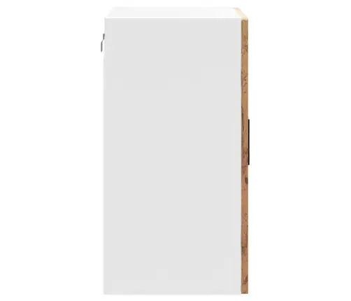 Virtuves Sienas Skapis Ar Stikla Durvīm Porto Veci Dēļi Vidaxl