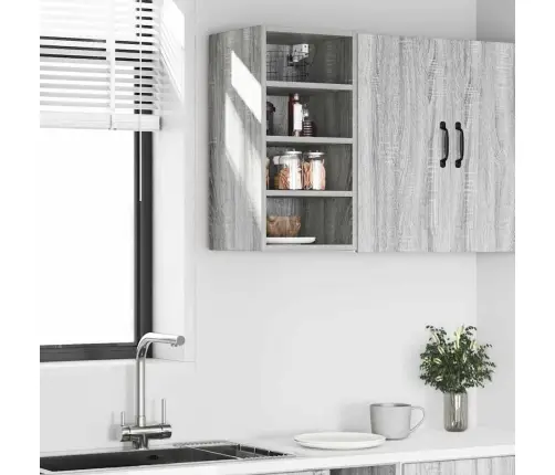 Rippuv Kapp "Riga", Hall Sonoma, 30X29,5X60 cm Töödeldud Puit