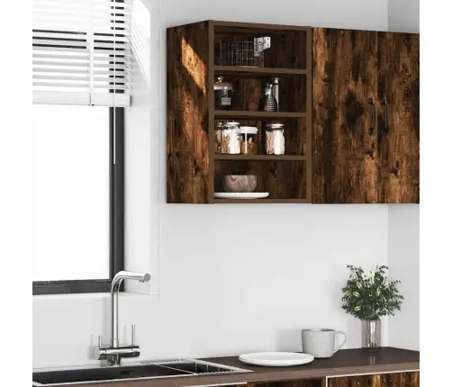 Pakabinama Spintelė “Riga" Rūkytas Ąžuolas 40X29, 5X60 Cm