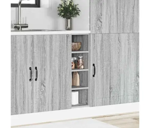 Alumine Kapp "Riga", Hall Sonoma 20X44,5X81,5 cm Töödeldud Puit