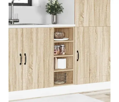 Alumine Kapp "Riga", Sonoma Tamm, 30X44,5X81,5 cm Töödeldud Puit