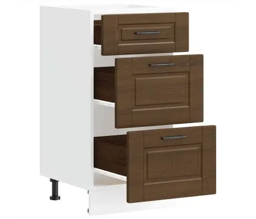 Virtuvės Spintelė, Porto, Ruda Ąžuolo, Apdirbta Mediena