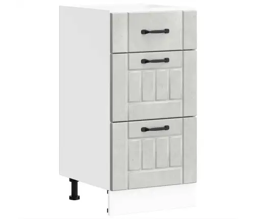 Köögi Aluskapp Lucca, Betoonhall, Tehispuit