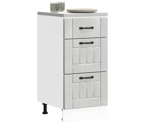 Köögi Aluskapp Lucca, Betoonhall, Tehispuit