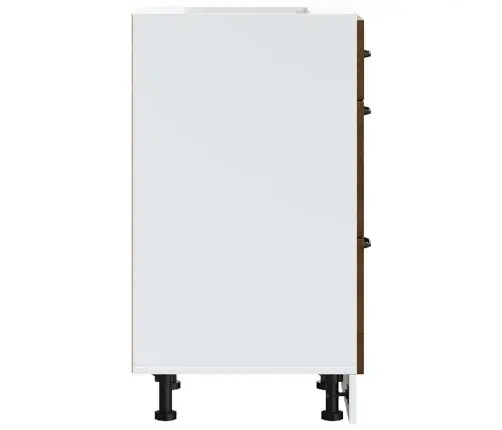 Virtuvės Spintelė, Lucca, Ruda Ąžuolo, Apdirbta Mediena