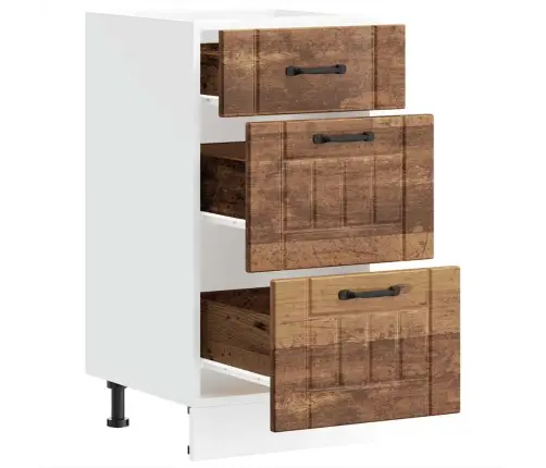 Virtuves Apakšējai Skapītis, Lucca, Veca Koka Vidaxl