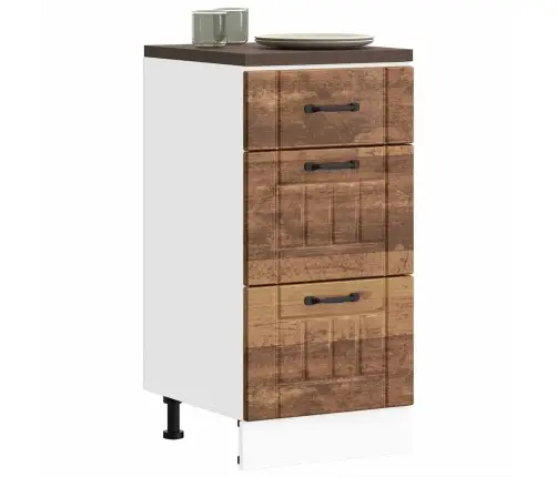 Virtuves Apakšējai Skapītis, Lucca, Veca Koka Vidaxl