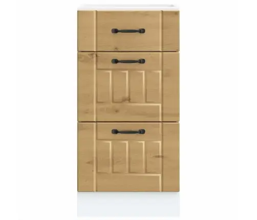 Virtuves Apakšējai Skapītis, Lucca, Koka Krāsā Vidaxl