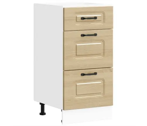 Virtuvės Spintelė, „Kalmar“, Blizgi Balta, Inžinerinė Mediena