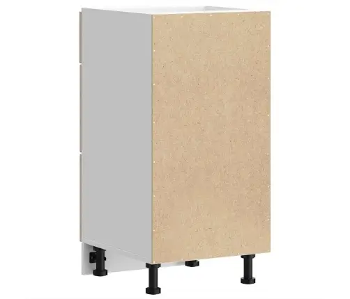 Virtuvės Spintelė, „Kalmar“, Blizgi Balta, Inžinerinė Mediena