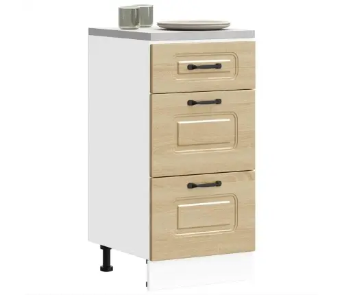 Virtuvės Spintelė, „Kalmar“, Blizgi Balta, Inžinerinė Mediena