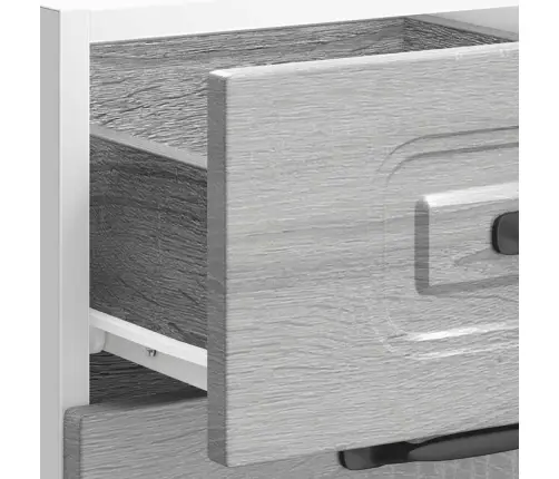 Virtuves Apakšējai Skapītis, Kalmar, Pelēka Koka Vidaxl