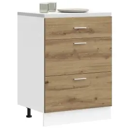 Virtuves Apakšējai Skapītis, "Lyon", Koka Krāsā Vidaxl