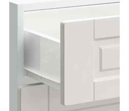 Virtuvės Spintelė, „Porto“, Blizgi Balta, Inžinerinė Mediena