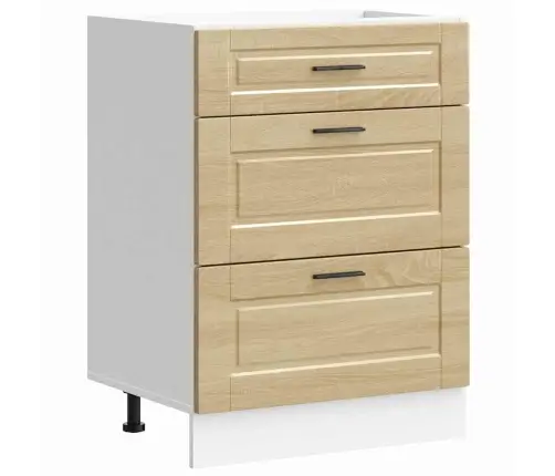 Virtuvės Spintelė, Porto, Sonoma Ąžuolo, Apdirbta Mediena