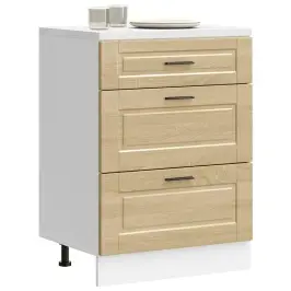 Virtuvės Spintelė, Porto, Sonoma Ąžuolo, Apdirbta Mediena