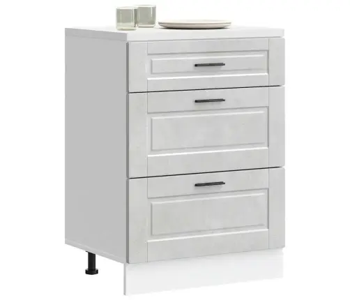 Köögi Aluskapp Porto, Betoonhall, Tehispuit