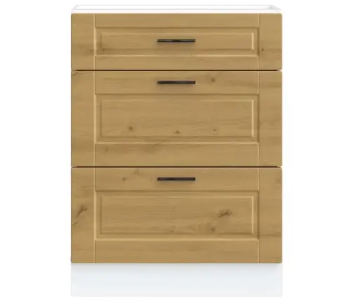 Virtuvės Spintelė, Porto, Artisano Ąžuolo, Apdirbta Mediena