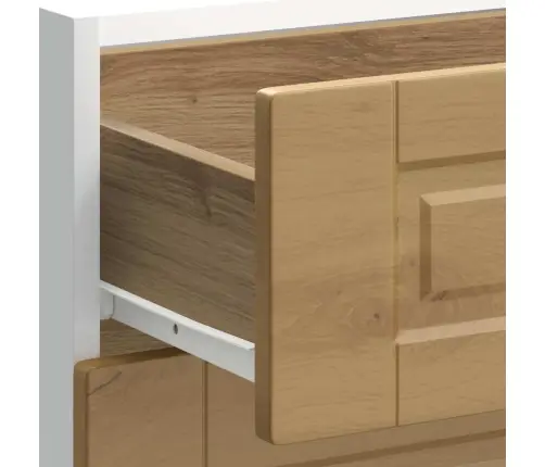 Virtuvės Spintelė, Porto, Artisano Ąžuolo, Apdirbta Mediena