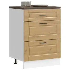 Virtuvės Spintelė, Porto, Artisano Ąžuolo, Apdirbta Mediena