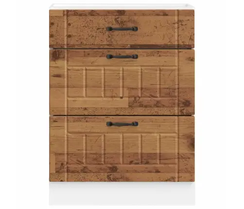 Köögi Aluskapp Lucca, Vana Puit, Tehispuit