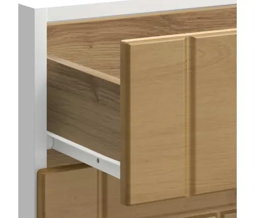 Virtuvės Spintelė, Lucca, Artisano Ąžuolo, Apdirbta Mediena