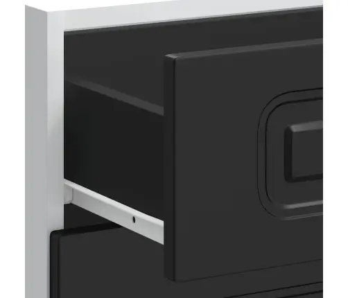 Virtuves Apakšējai Skapītis, Kalmar, Melns, Inženierijas Koks Vidaxl