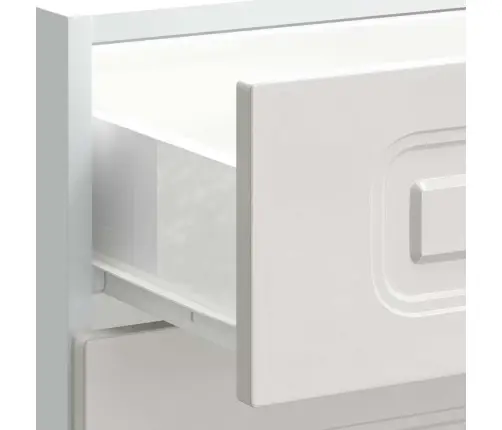 Virtuvės Spintelė, „Kalmar“, Blizgi Balta, Inžinerinė Mediena