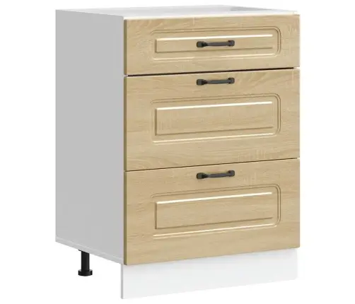 Virtuves Apakšējai Skapītis, Kalmar, Ozolkoka Vidaxl