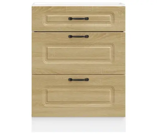 Virtuves Apakšējai Skapītis, Kalmar, Ozolkoka Vidaxl