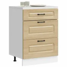 Virtuves Apakšējai Skapītis, Kalmar, Ozolkoka Vidaxl