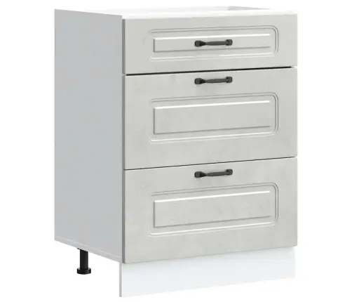 Virtuves Apakšējai Skapītis, Kalmar, Betona Pelēks Vidaxl