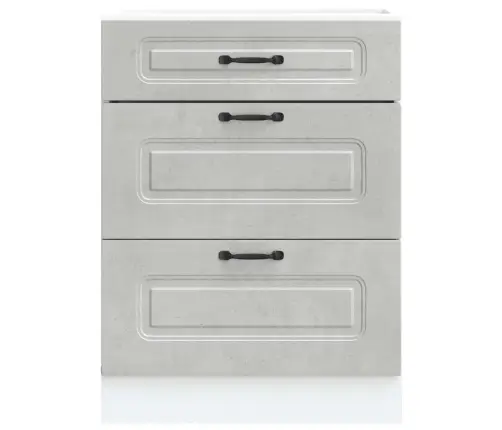 Virtuves Apakšējai Skapītis, Kalmar, Betona Pelēks Vidaxl