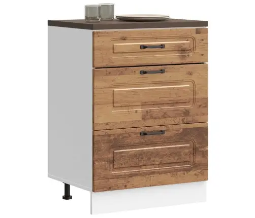 Virtuves Apakšējai Skapītis, Kalmar, Veca Koka Vidaxl