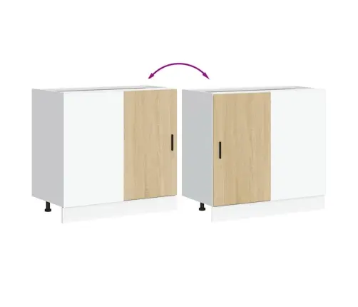 Kriauklės Pagrindo Spintelė “Lyon" Sonoma Oak Engineered Wood